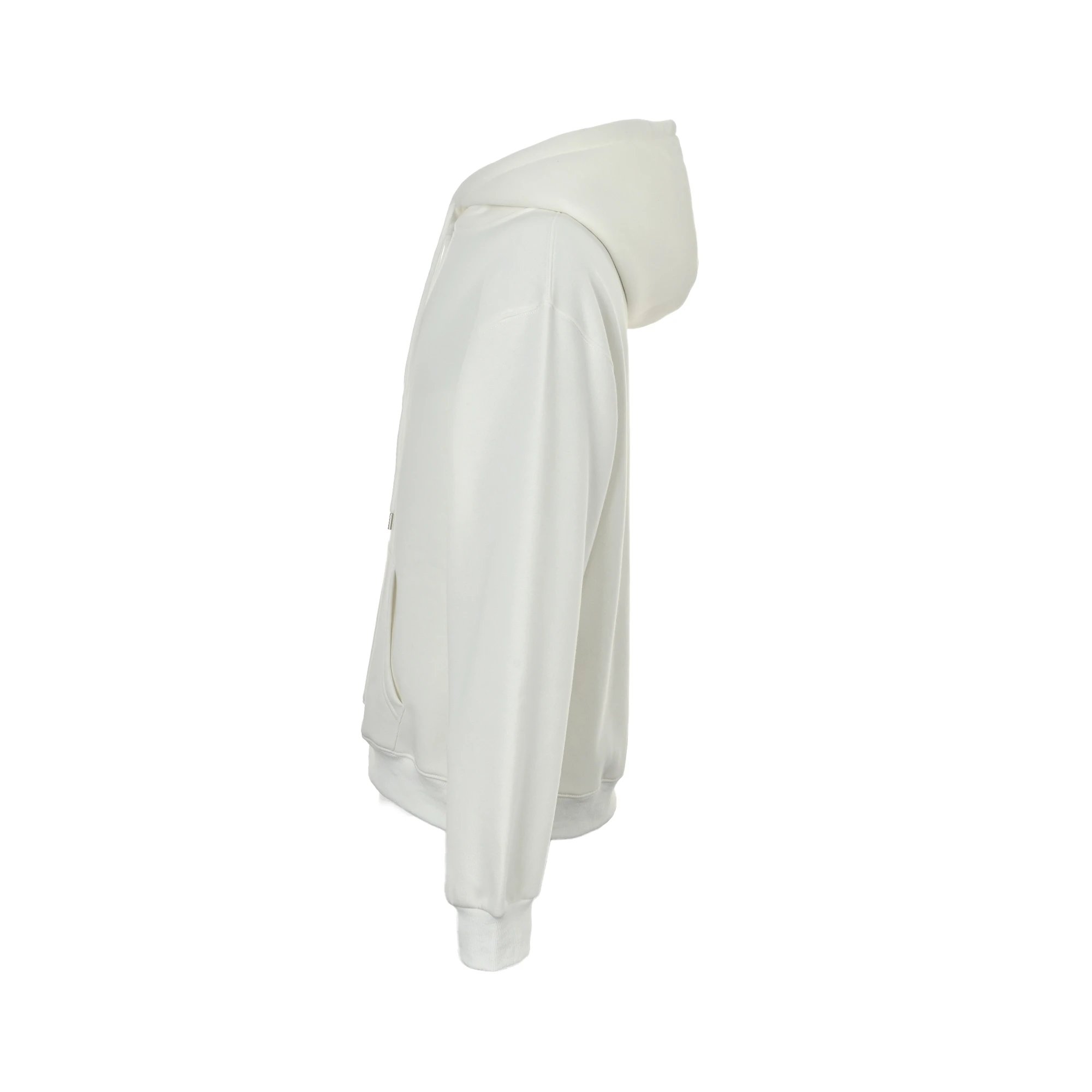 Alexander Wang White Cotton Logo Pullover Hoodie