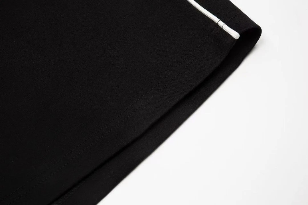 Balenciaga Black Art Print Men’s Casual Shorts