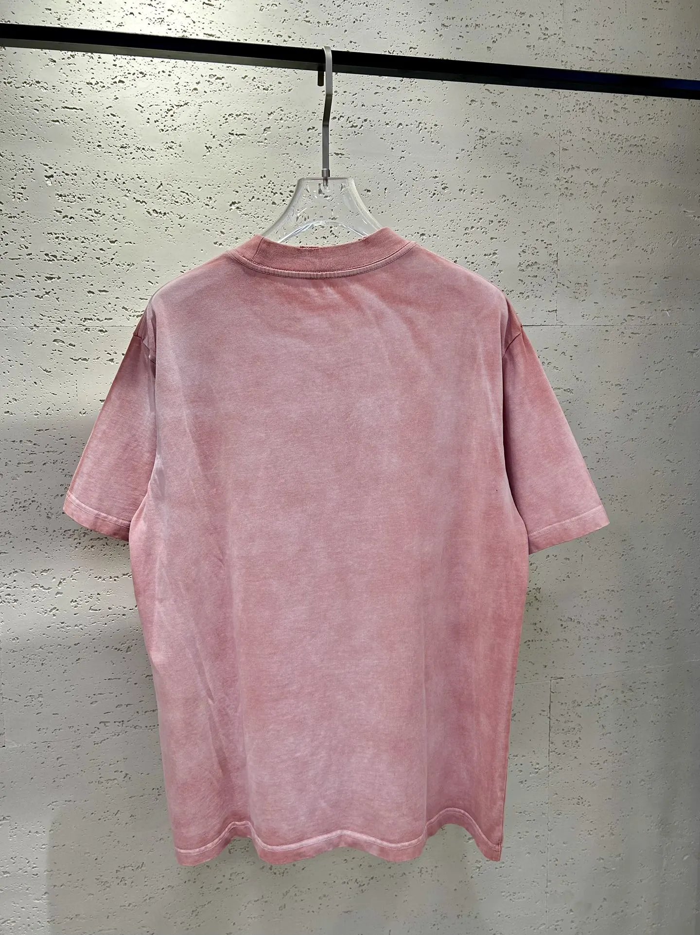 Alexander Wang Pink Washed Cotton Relaxed Fit T-Shirt
