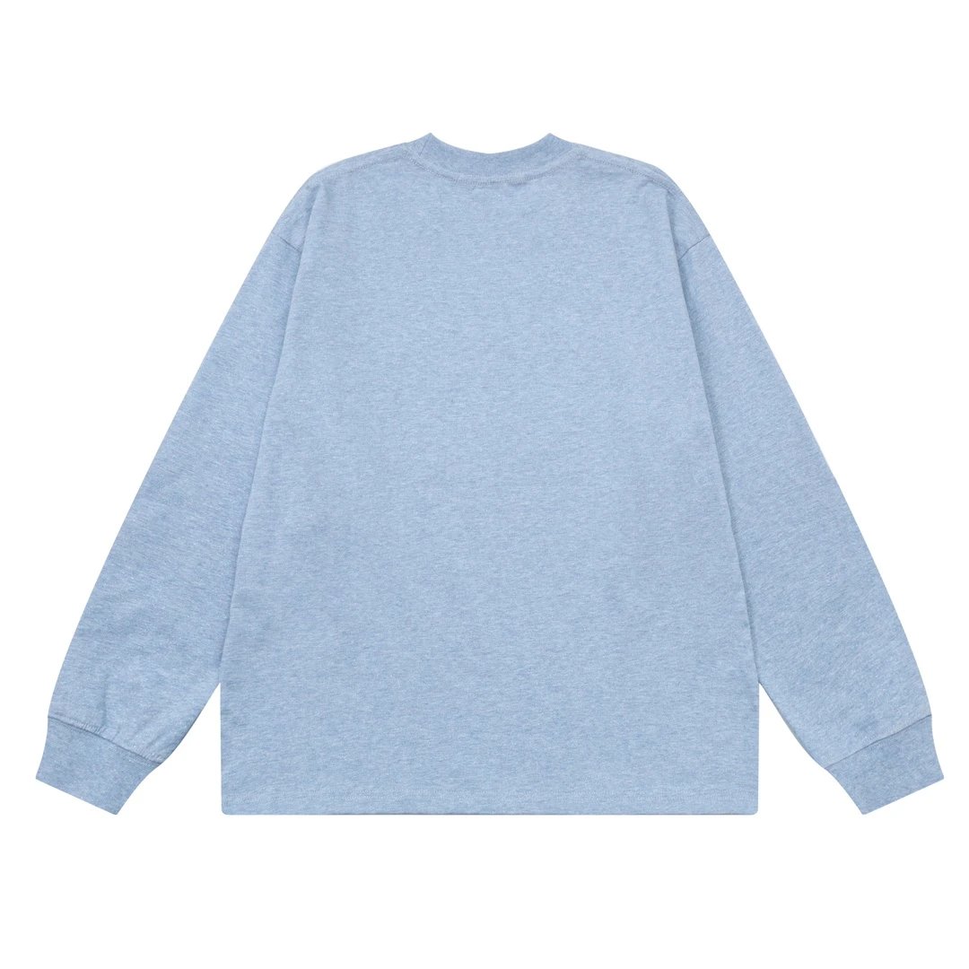 Alexander Wang Light Blue Logo Embroidered Hoodie