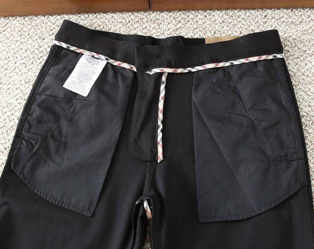 Balenciaga Men Classic Black Tailored Pants