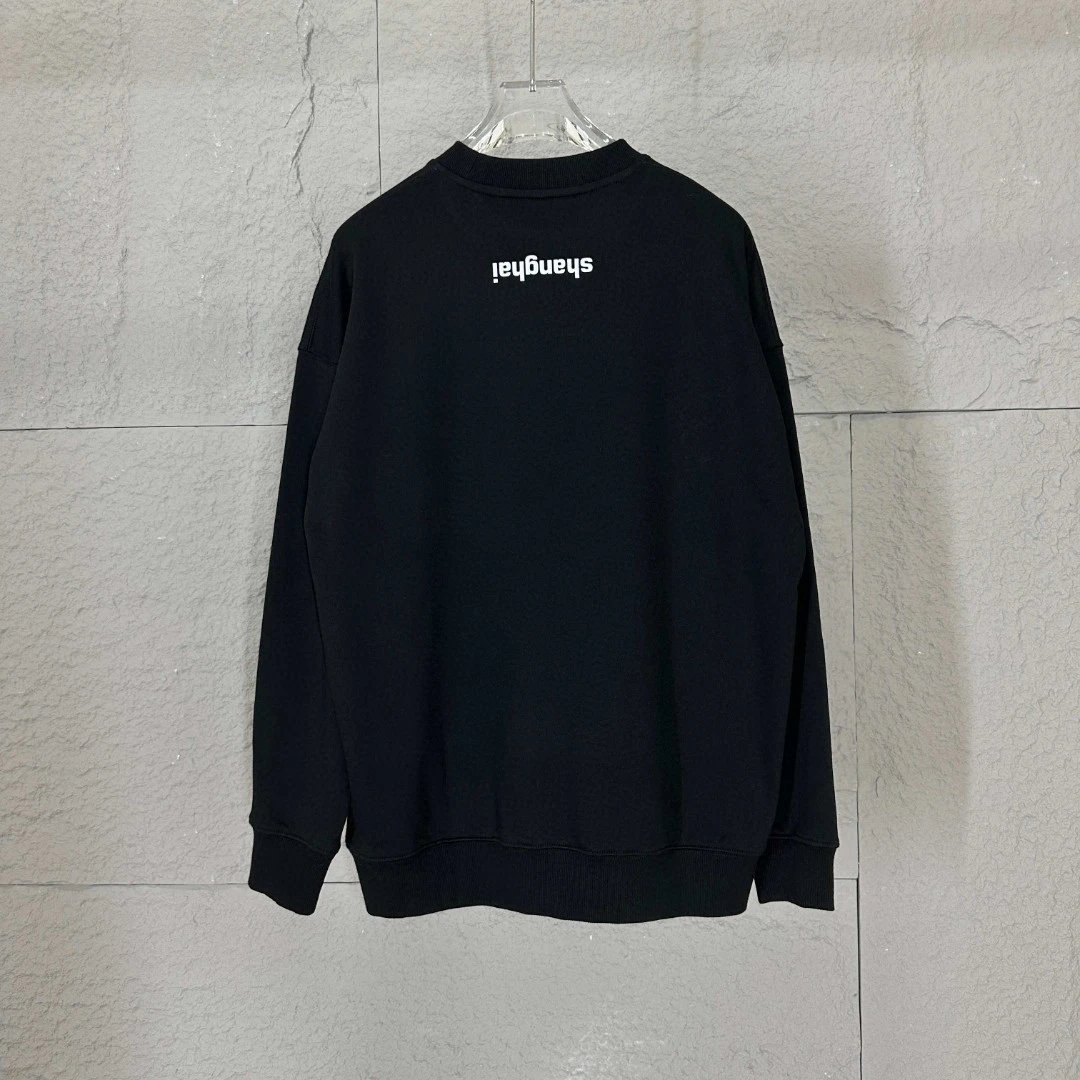 Alexander Wang Black Logo Print Hoodie