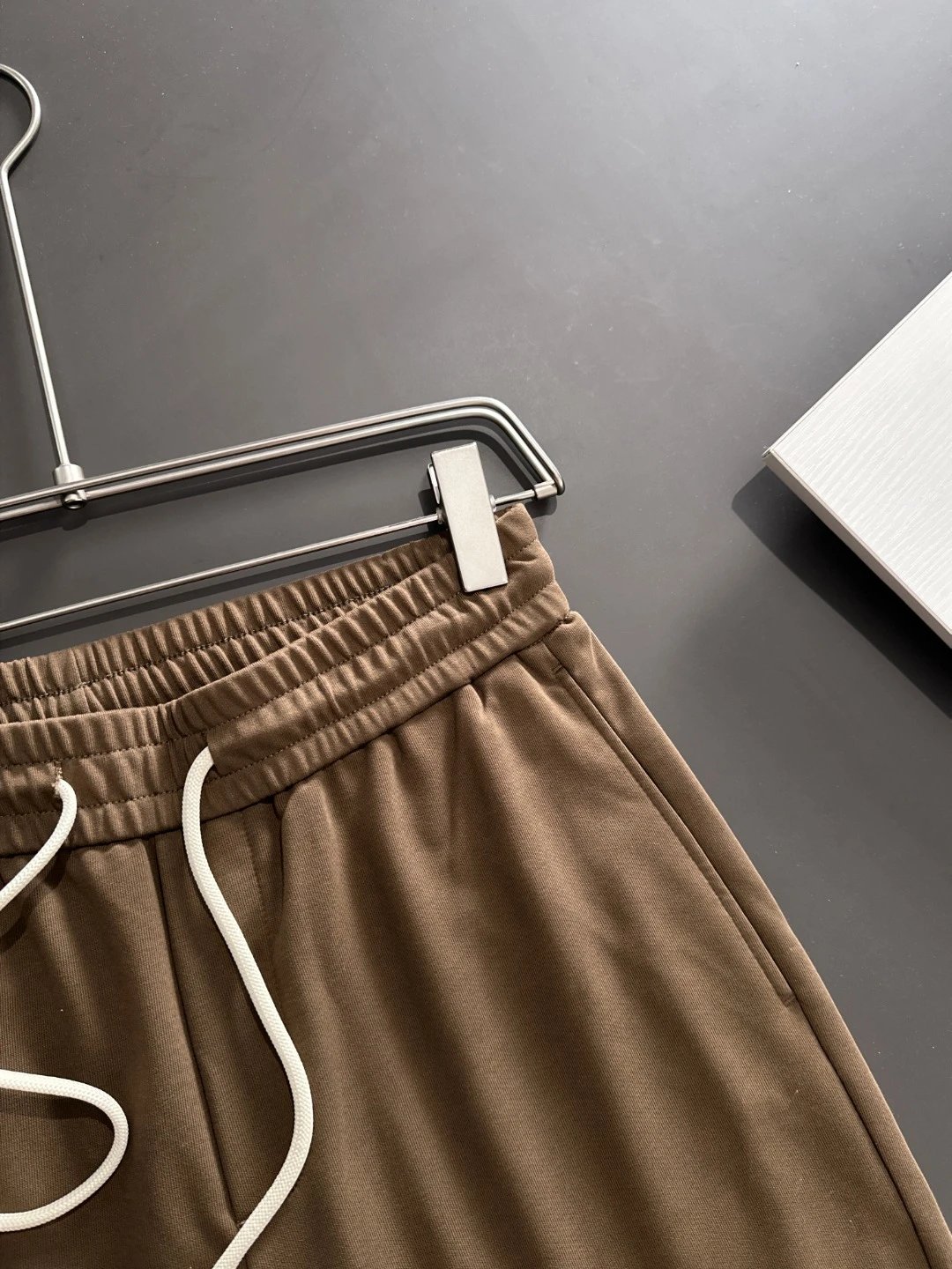 Balenciaga Brown Men’s Casual Drawstring Shorts