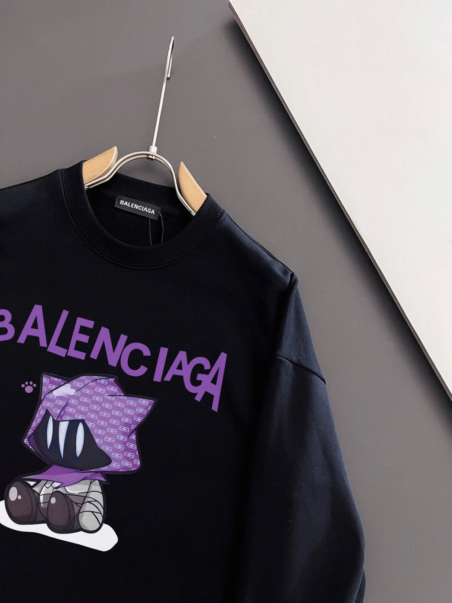 Balenciaga Cartoon Graphic Unisex Streetwear Hoodie