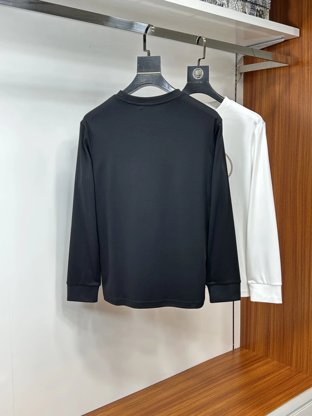 Burberry Men Hoodie Classic Equestrian Logo Cotton Top