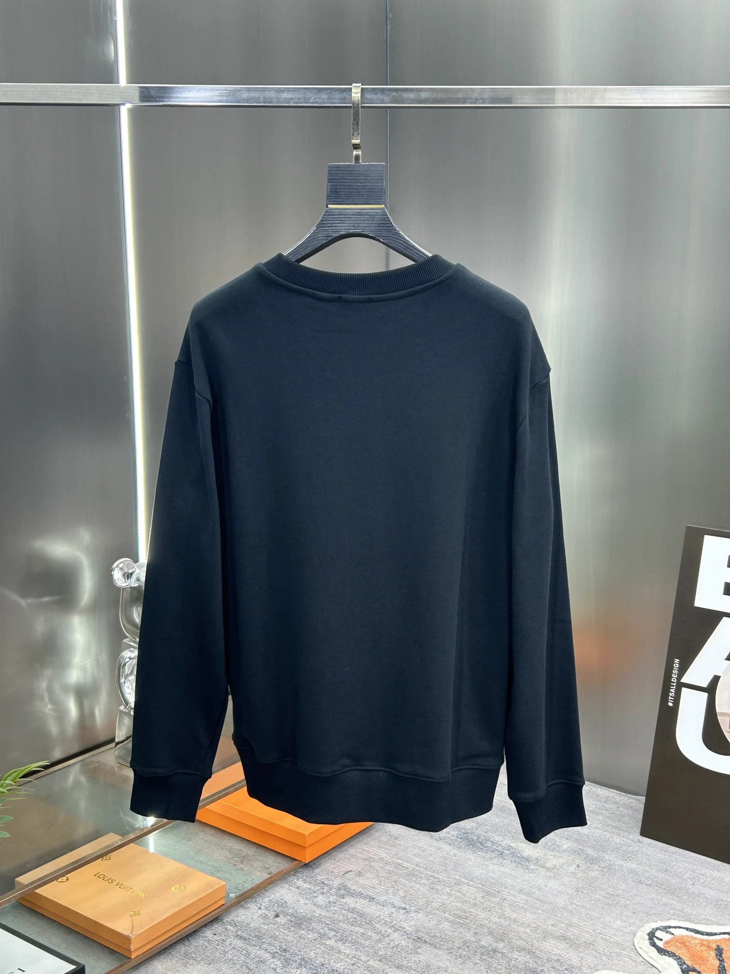 Burberry Classic Black Logo Cotton Hoodie