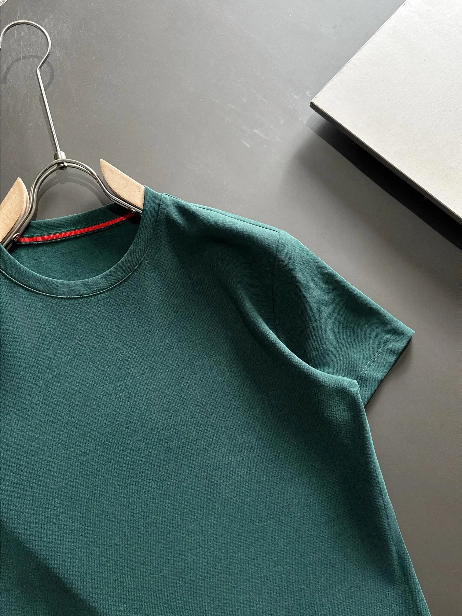 Burberry Men Classic Green Cotton T-Shirt