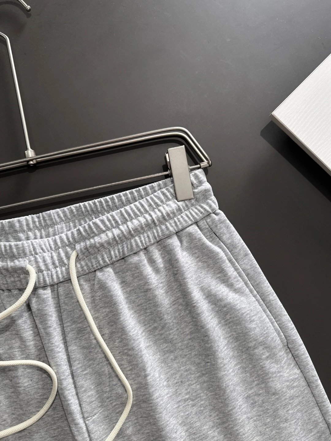 Balenciaga Grey Cotton Men’s Casual Sweat Shorts
