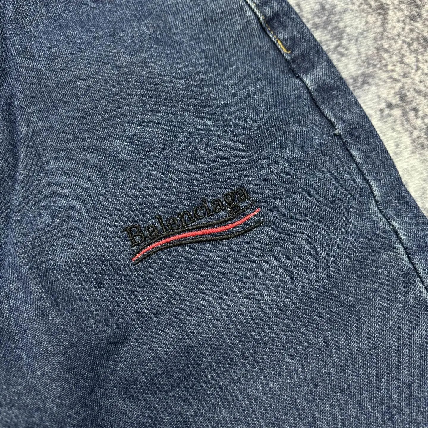 Balenciaga Classic Blue Straight Leg Denim Jeans