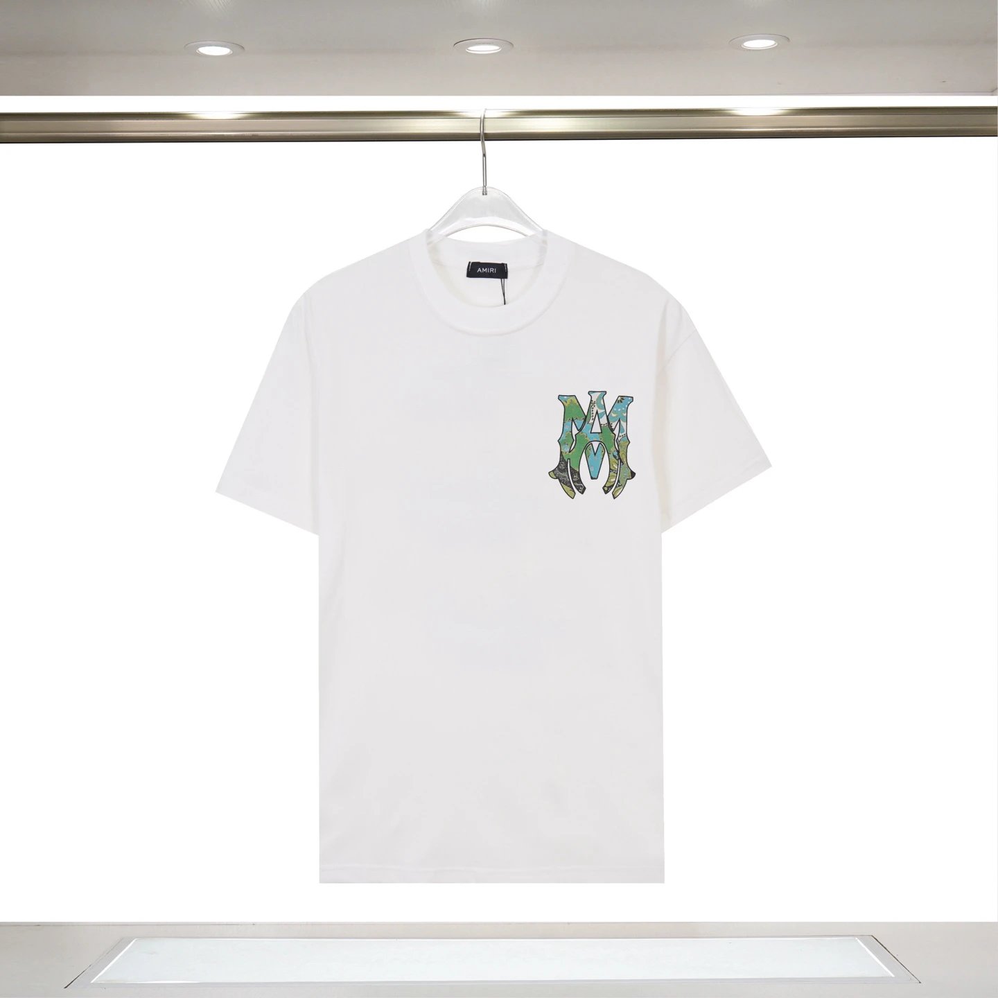 AMIRI Black Cotton Totem Logo Unisex T-Shirt