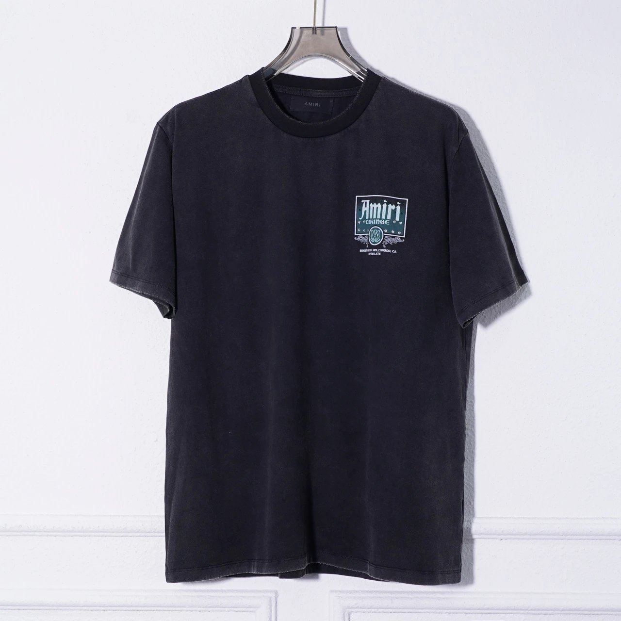 AMIRI Black Vintage Cotton Graphic T-Shirt