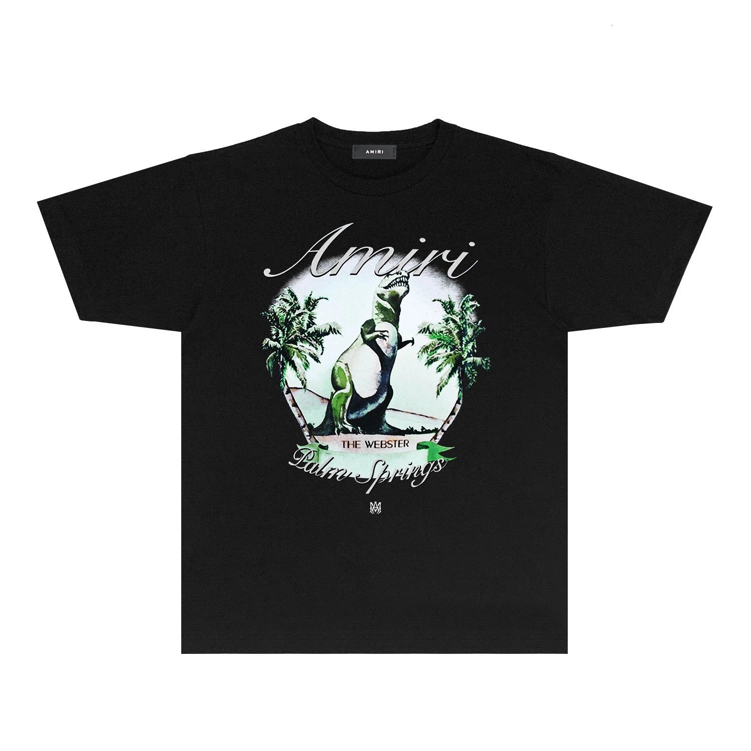 AMIRI Black Dinosaur Palm Springs Unisex T-Shirt