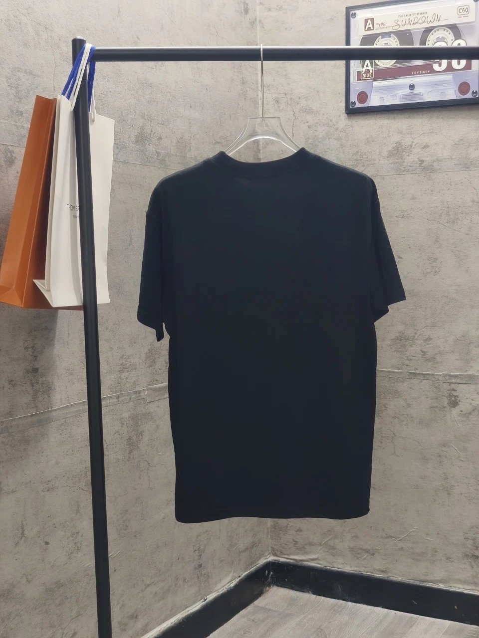 Balenciaga Men’s Classic Logo T-Shirt, premium cotton, minimalist design, streetwear fashion, casual black tee for everyday style and comfort.