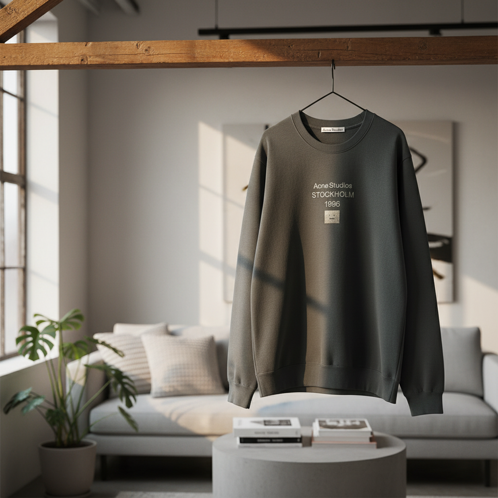 Acne Studios 1996 Stockholm Cotton Hoodie Pullover