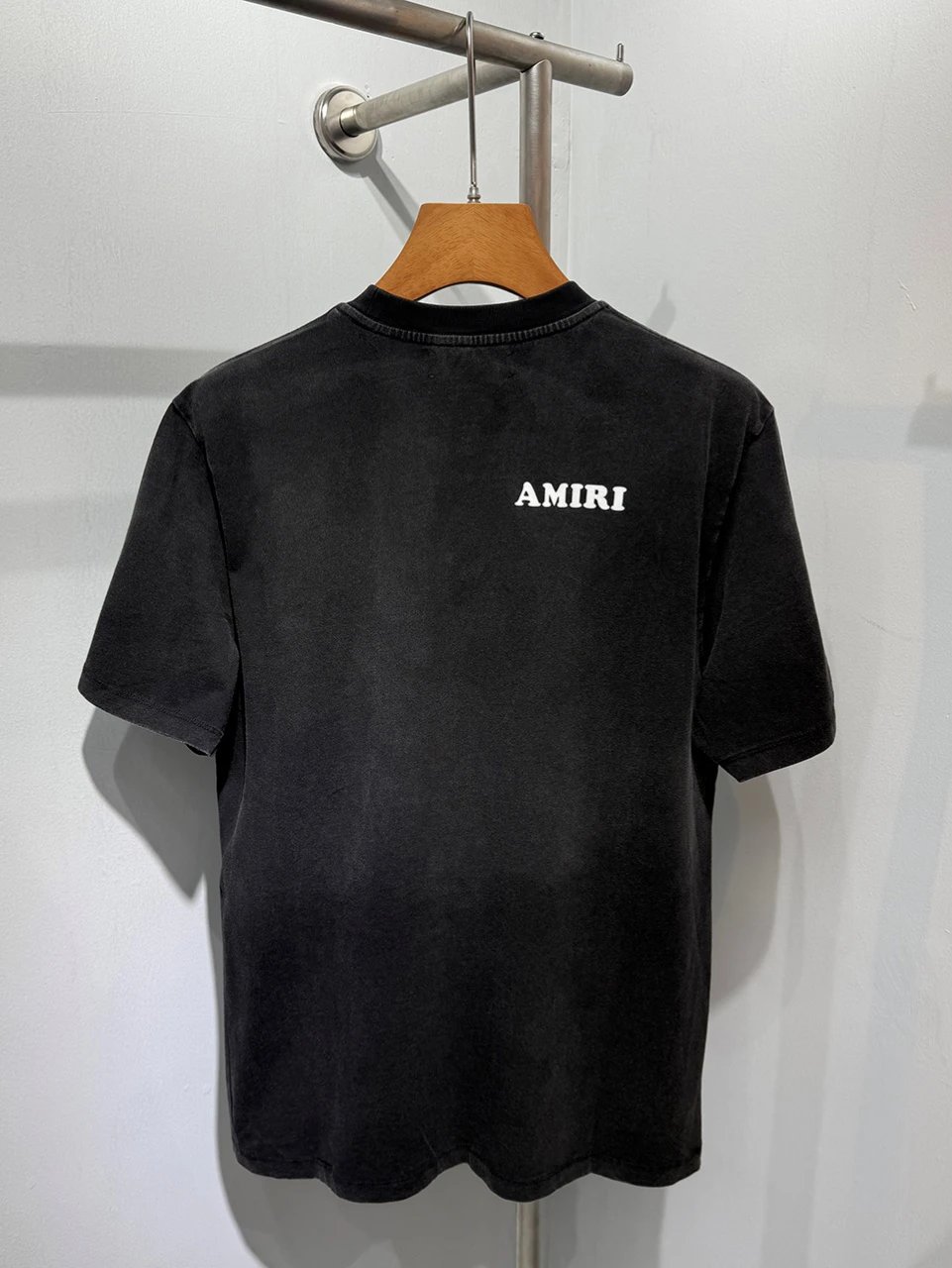 AMIRI Easy Money Baby Black Cotton T-Shirt