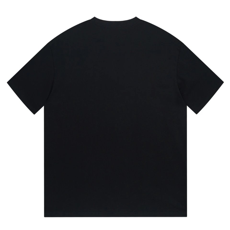 AMIRI Black Logo Cotton Unisex Street Style T-Shirt