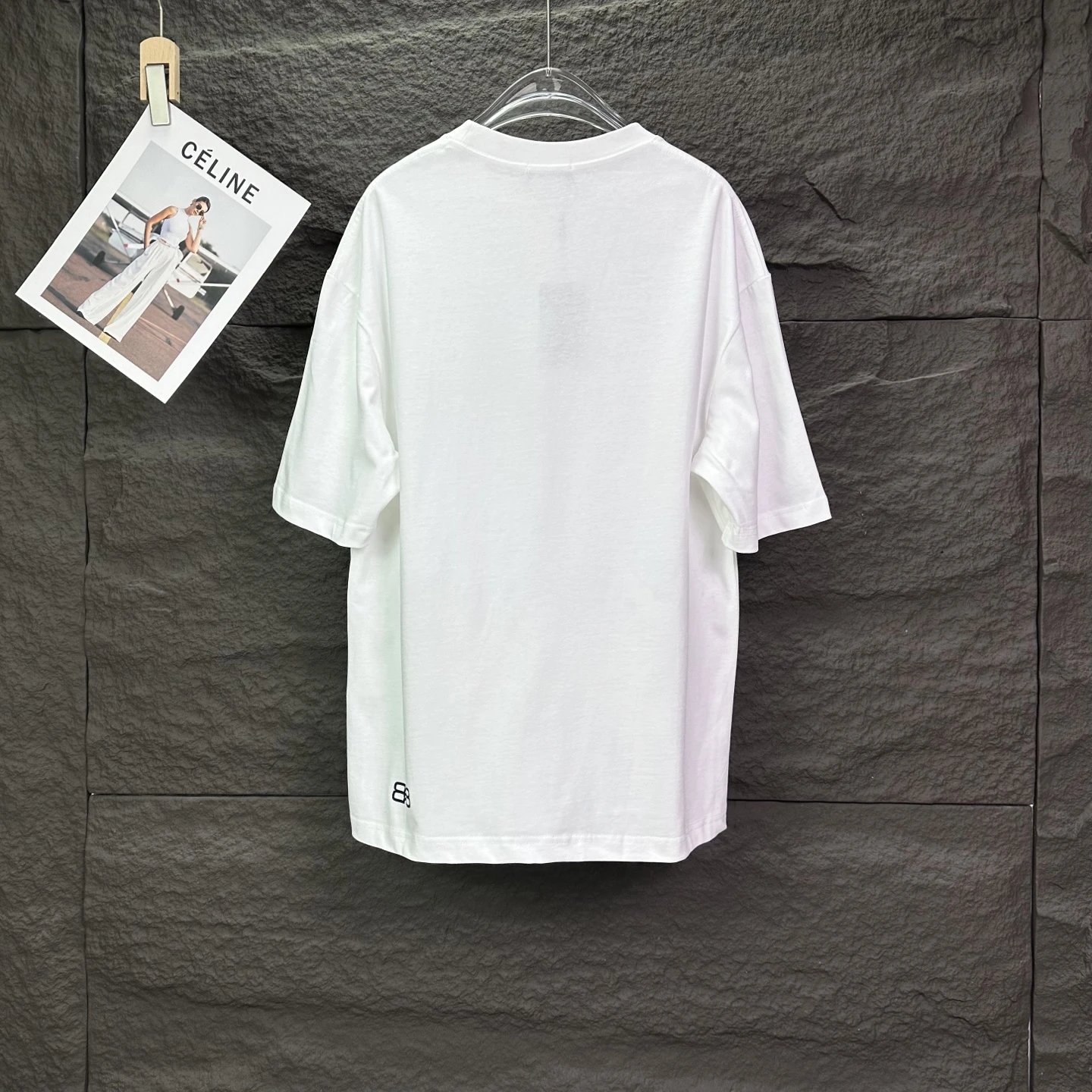 Balenciaga T-Shirt, premium cotton unisex tee with modern oversized fit, bold logo print for a trendy and minimalist streetwear look perfect for casual daily wear.