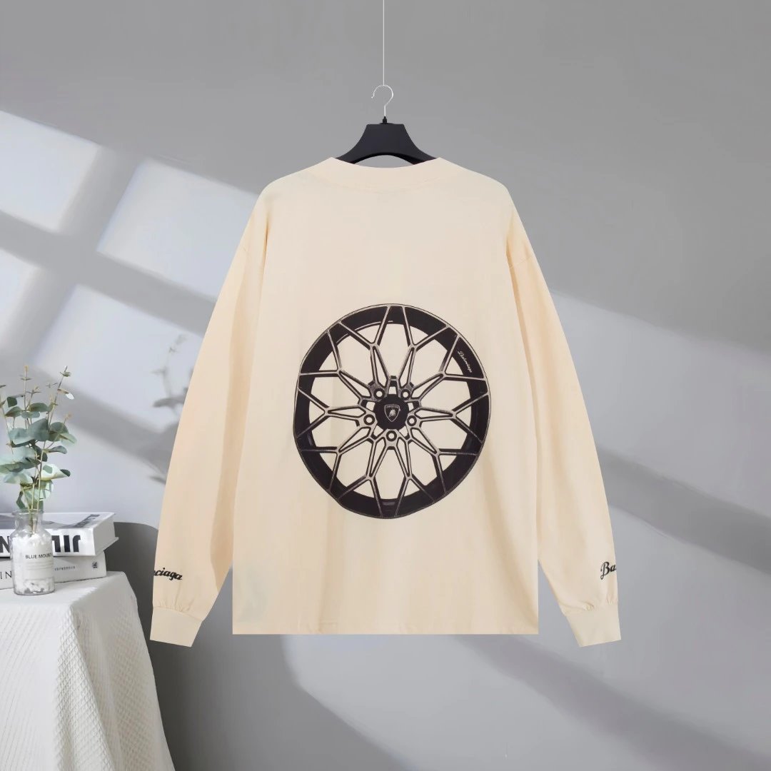 Balenciaga Lamborghini Vintage Car Print Hoodie