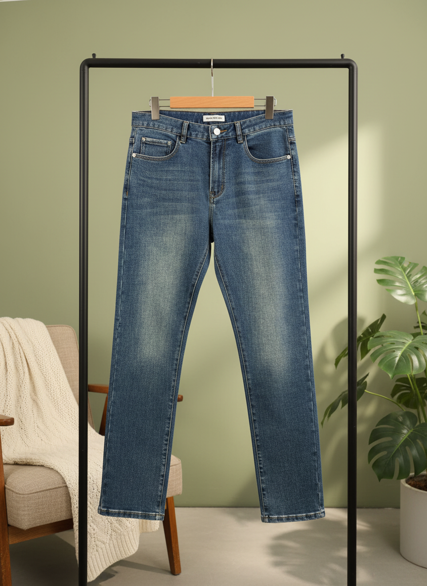 Calvin Klein Men Slim Fit Blue Jeans