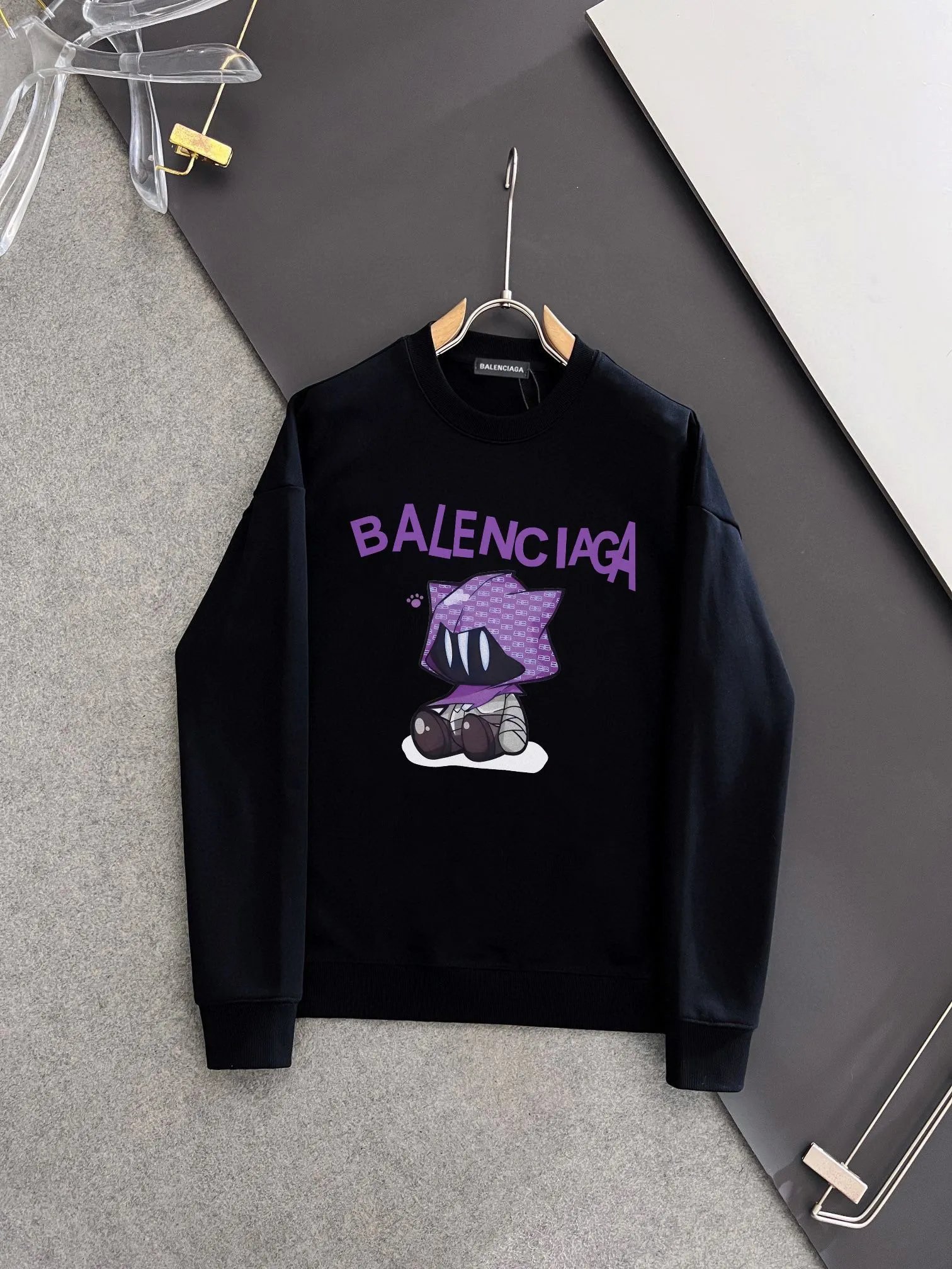 Balenciaga Cartoon Graphic Unisex Streetwear Hoodie