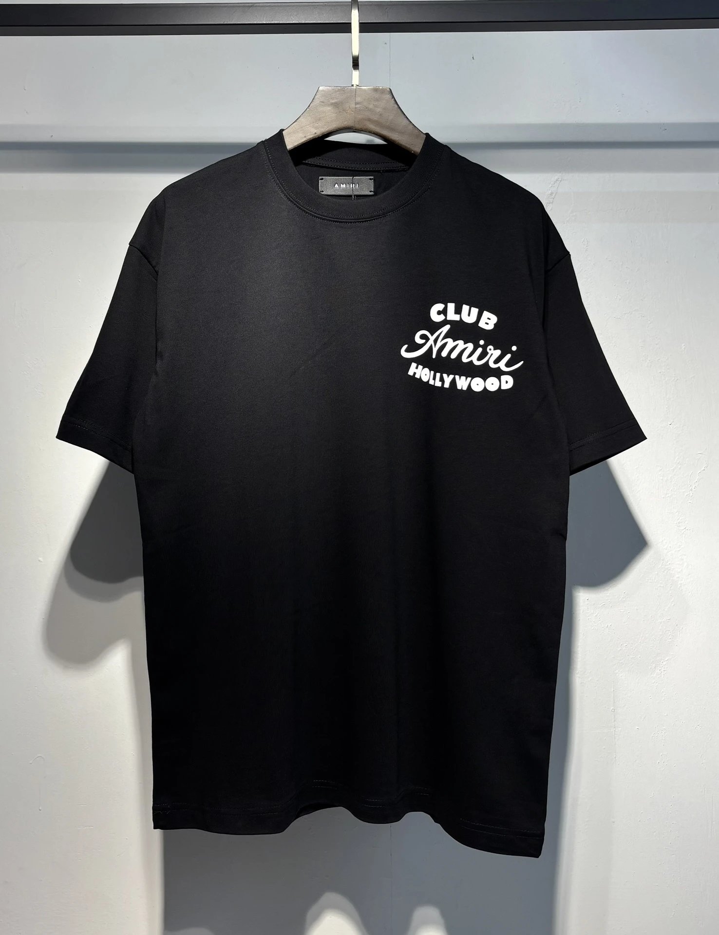 AMIRI Club Hollywood Black Cotton T-Shirt