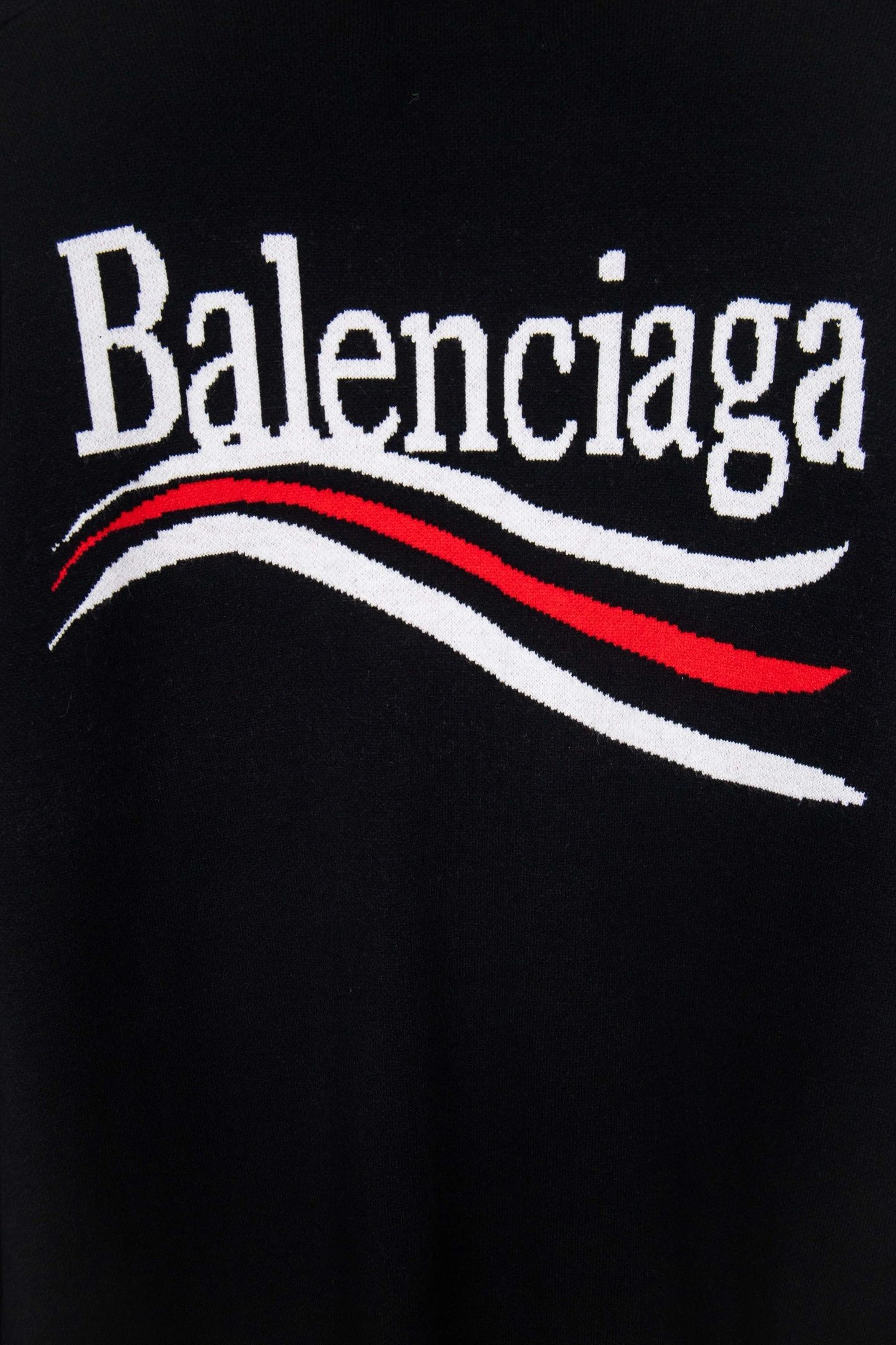 Balenciaga Black Hoodie Unisex Luxury Streetwear Sweater