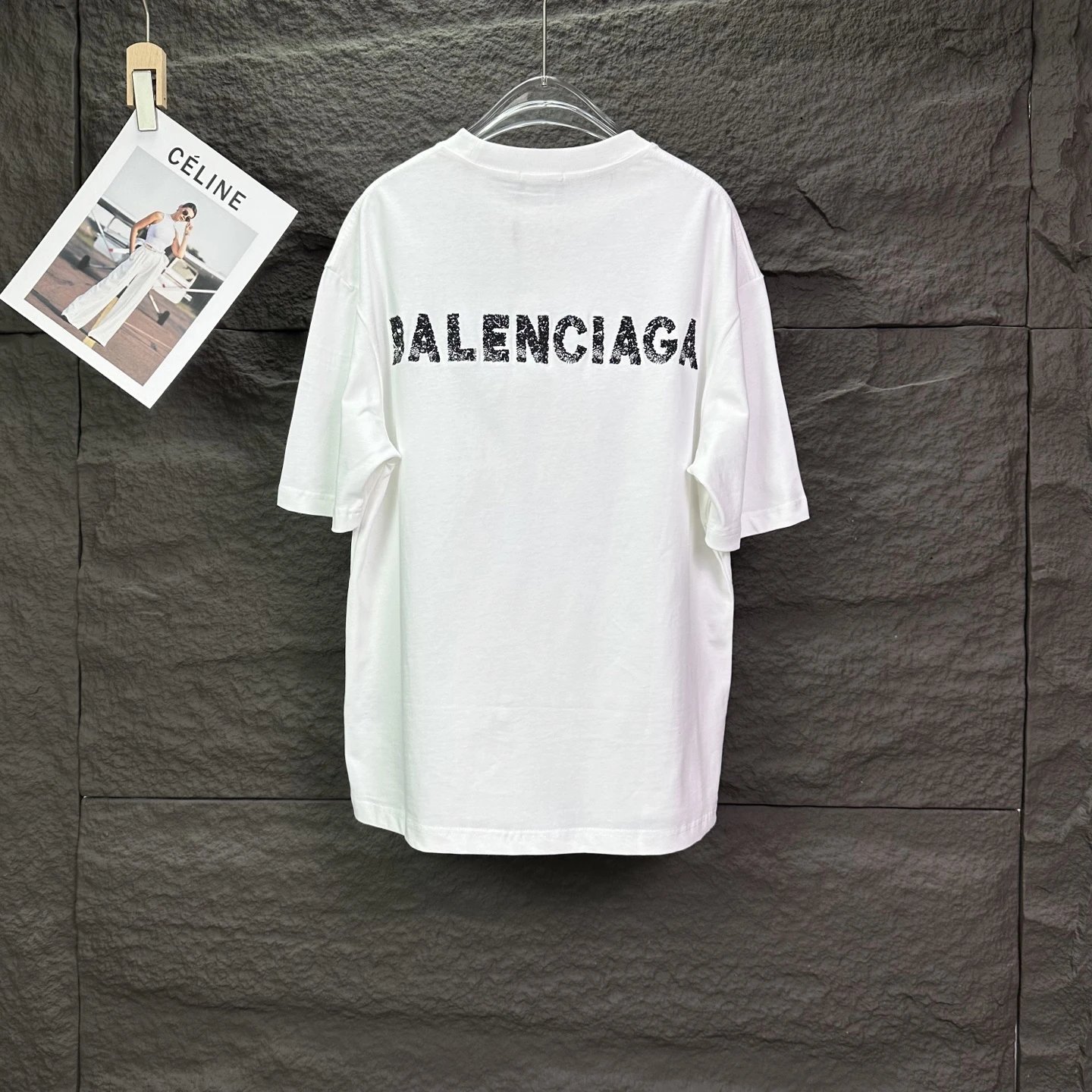 Balenciaga T-Shirt, premium cotton, minimalist design with logo print, soft breathable fabric for daily wear, unisex casual fashion top perfect for street style and summer outfits.