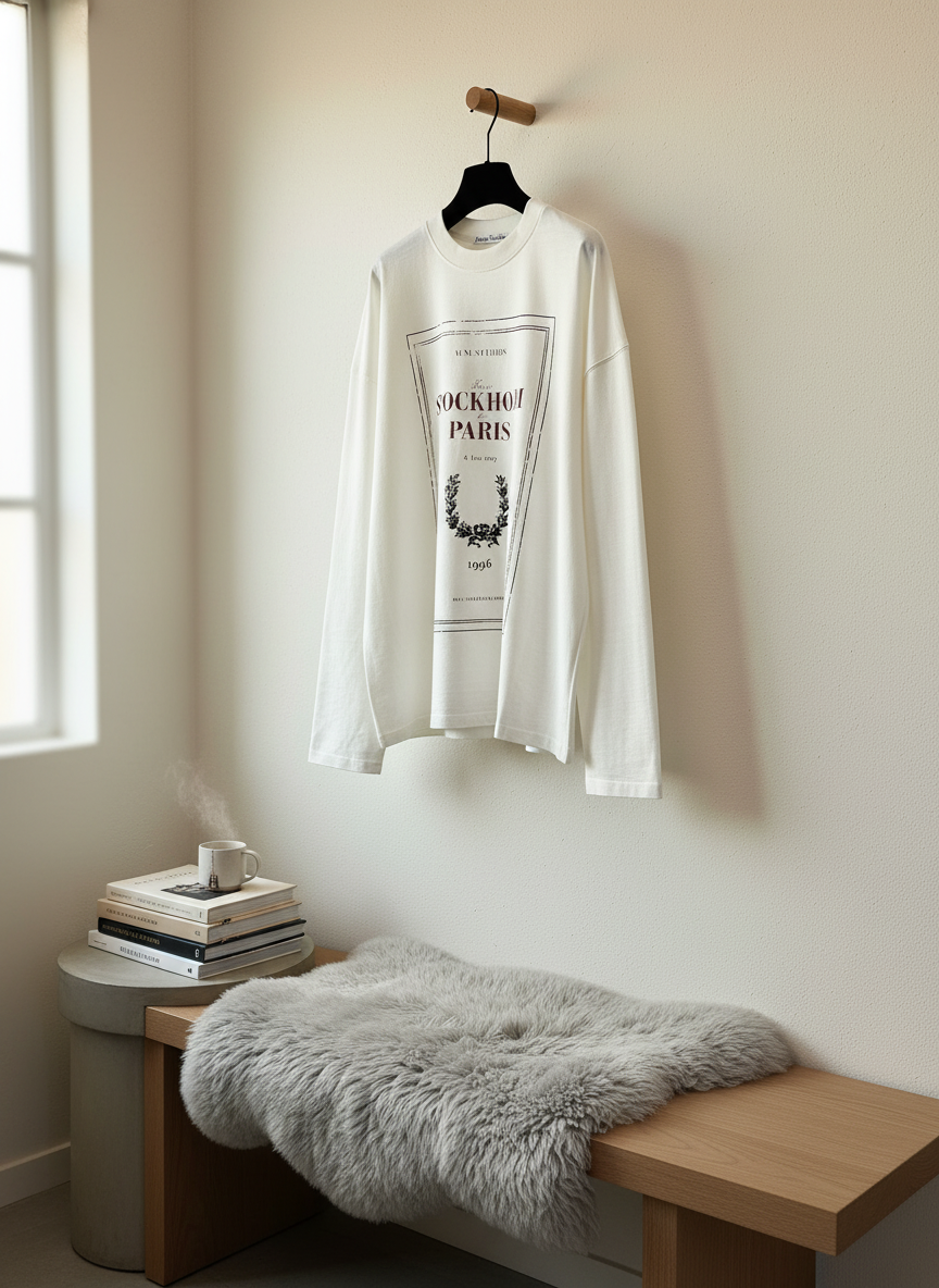 Acne Studios Oversized Hoodie From Stockholm to Paris