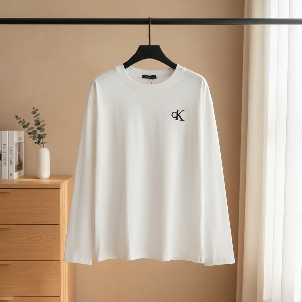 Calvin Klein Men’s Long Sleeve Cotton Hoodie CK Logo