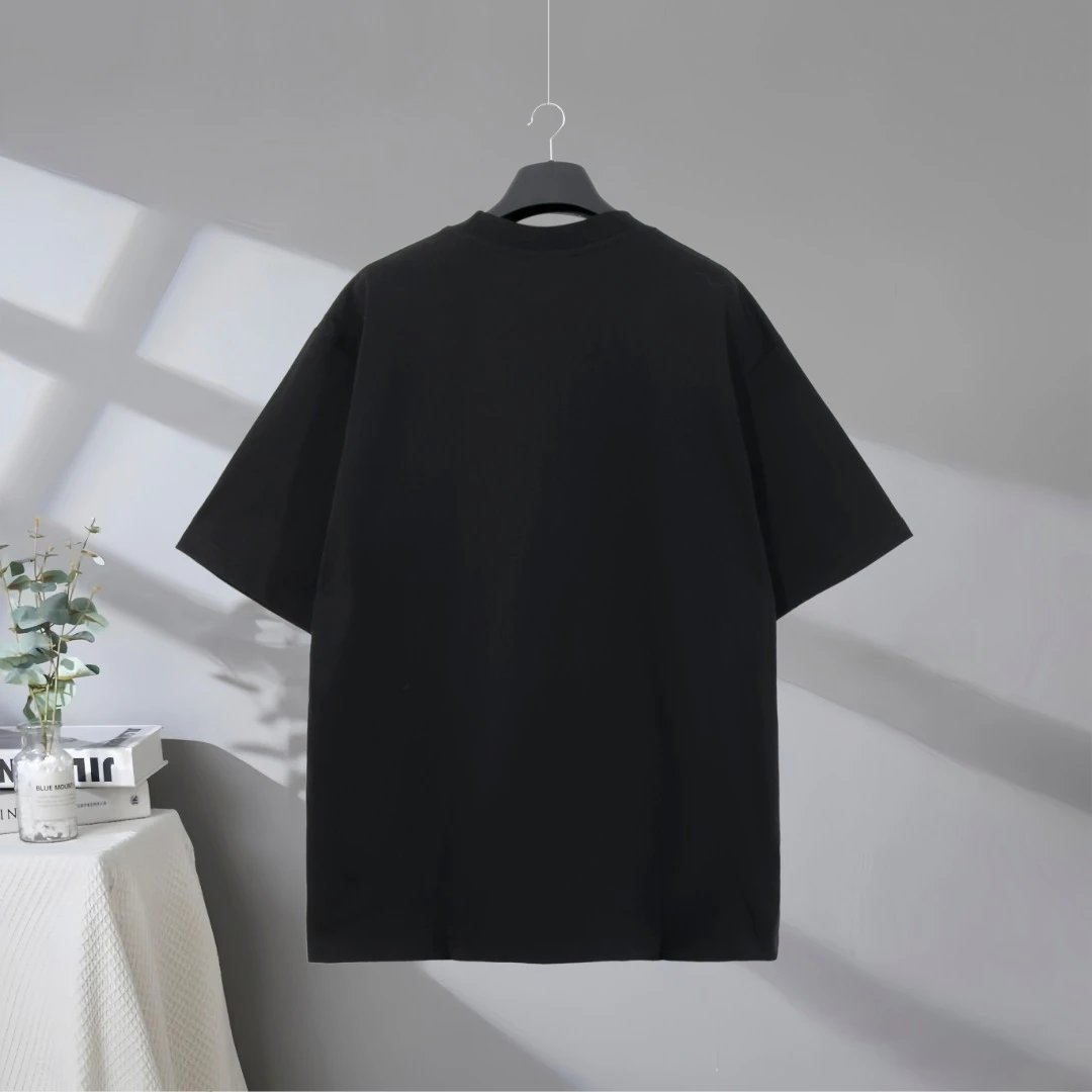Balenciaga T-Shirt, stylish unisex streetwear top with colorful letter print, soft cotton, oversized fit, casual fashion tee perfect for everyday wear or trendy urban outfits.