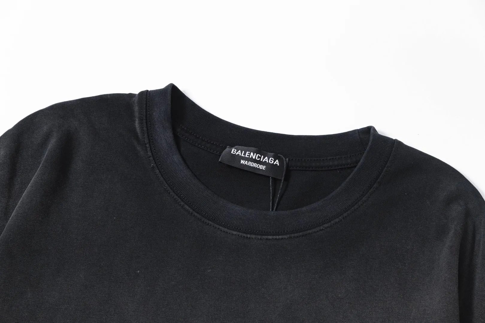 Balenciaga Classic Logo Cotton T-Shirt Black Unisex