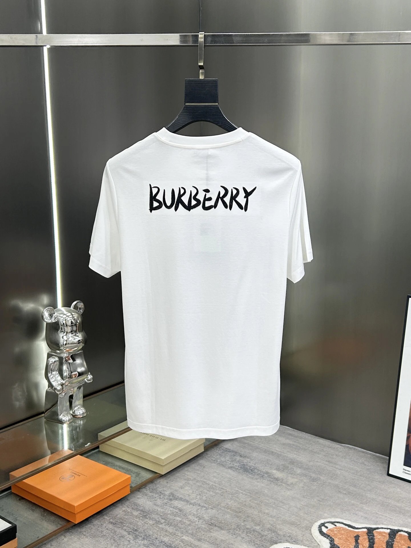 Burberry Colorful Knight Graphic Cotton T-Shirt