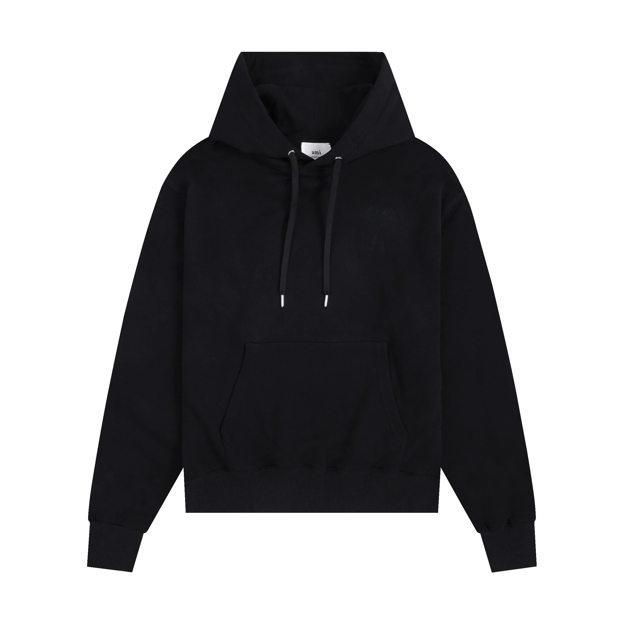 AMI Premium Cotton Black Hoodie Unisex Pullover