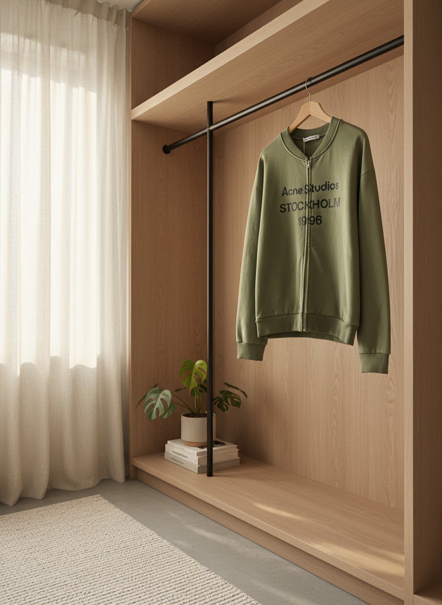 Acne Studios Green Stockholm 1996 Zip Jacket
