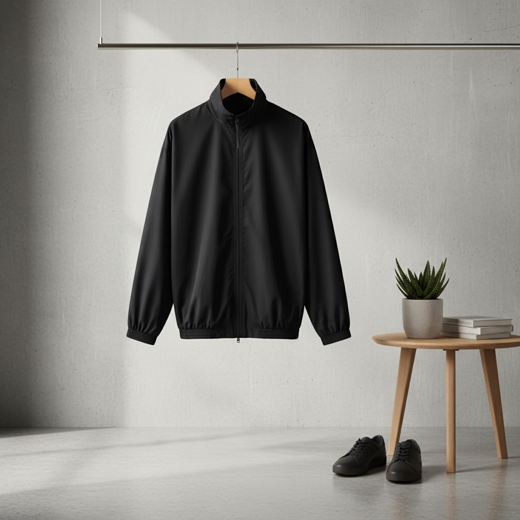 Acne Studios Black Zip-Up Men’s Jacket