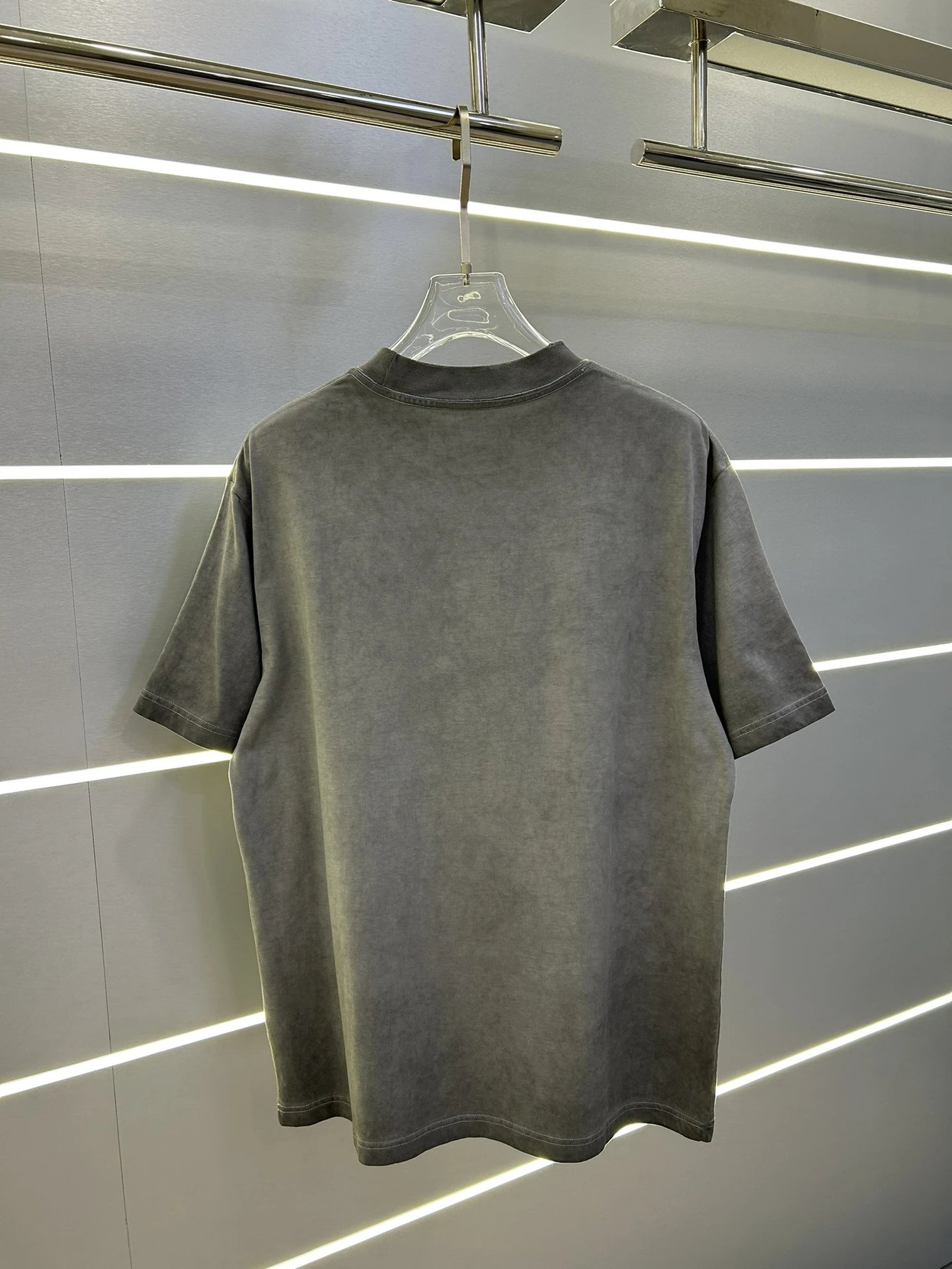 Alexander Wang Washed Gray Arc Logo Unisex T-Shirt