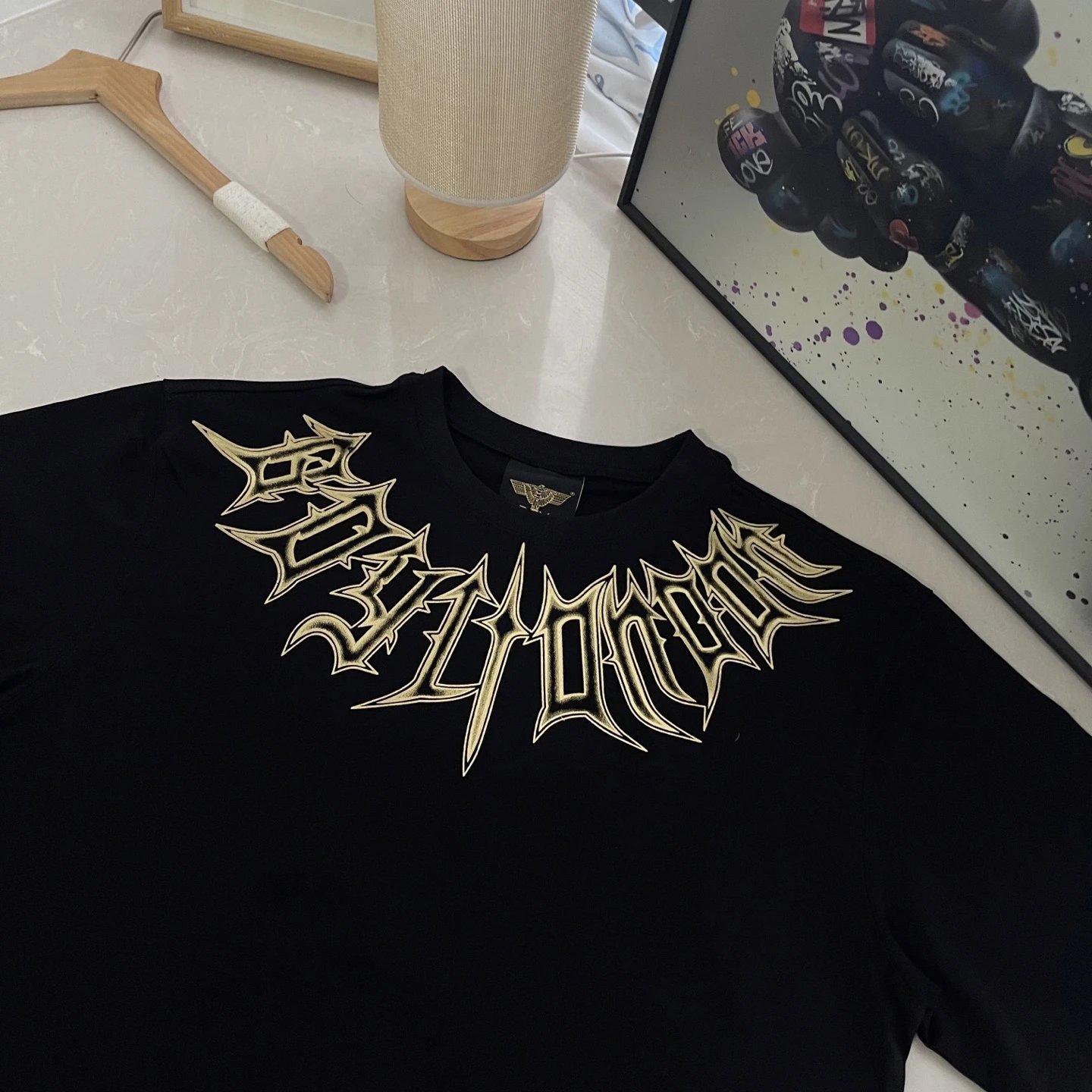 BOY London Black Gold Gothic Cotton Unisex T-Shirt