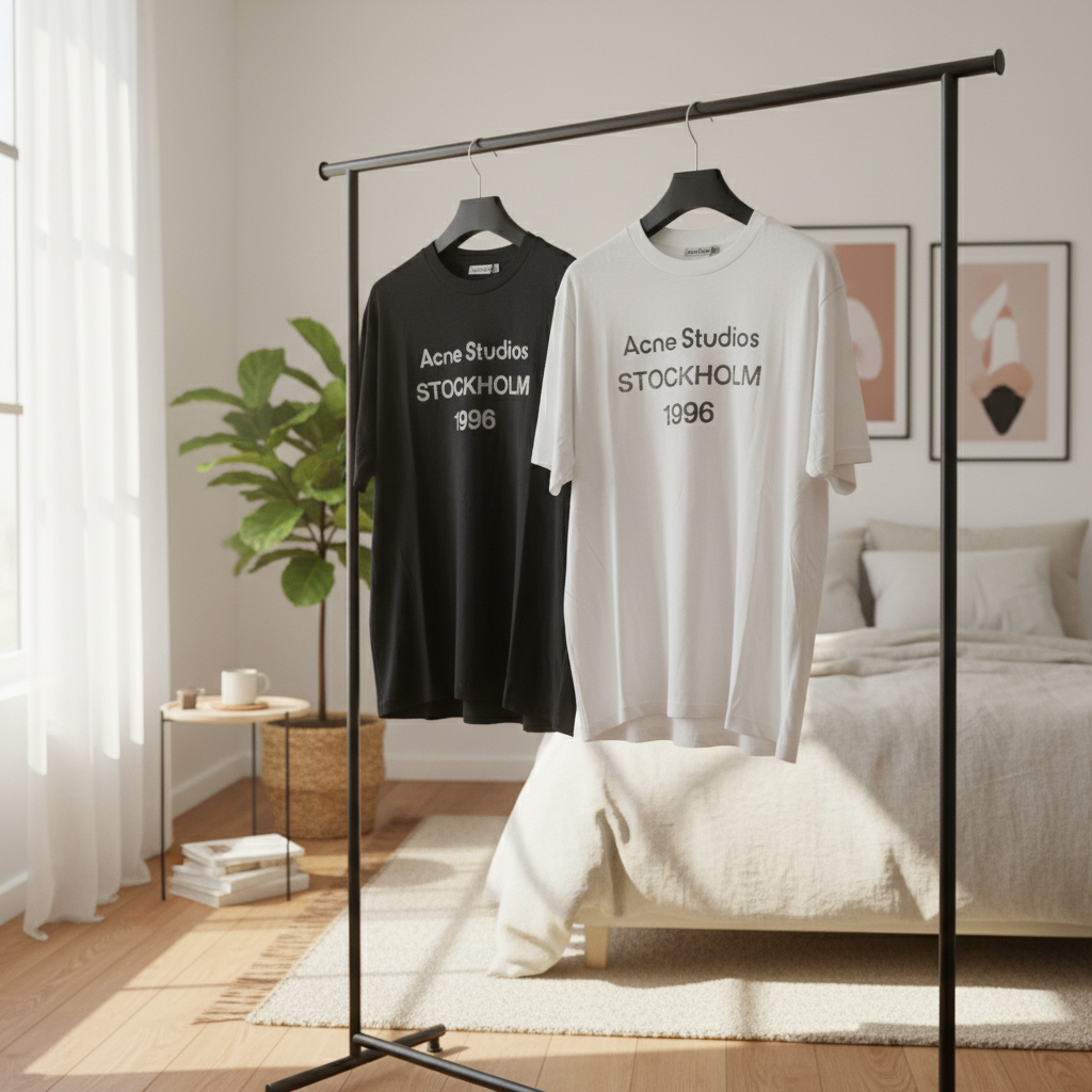 Acne Studios 1996 Stockholm Black White T-Shirt