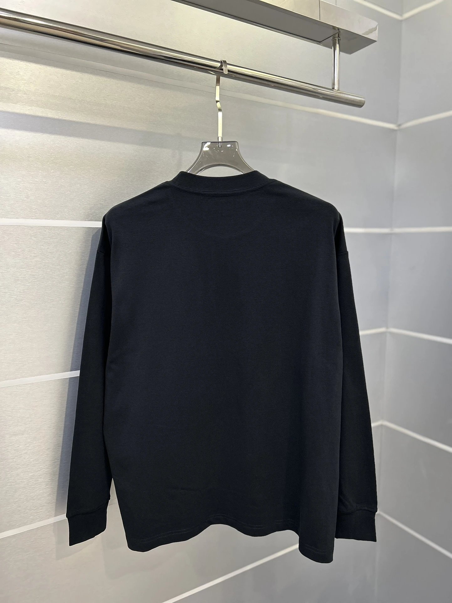 Alexander Wang Black Oversized Cotton Hoodie