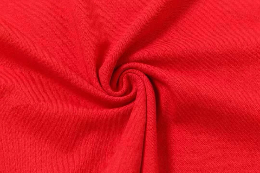Balenciaga Red Graphic Unisex Cotton T-Shirt
