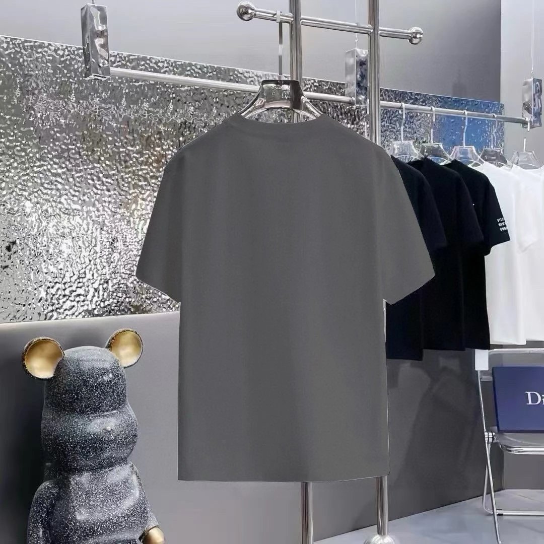 Balenciaga Logo Print Cotton Short Sleeve Streetwear T-Shirt