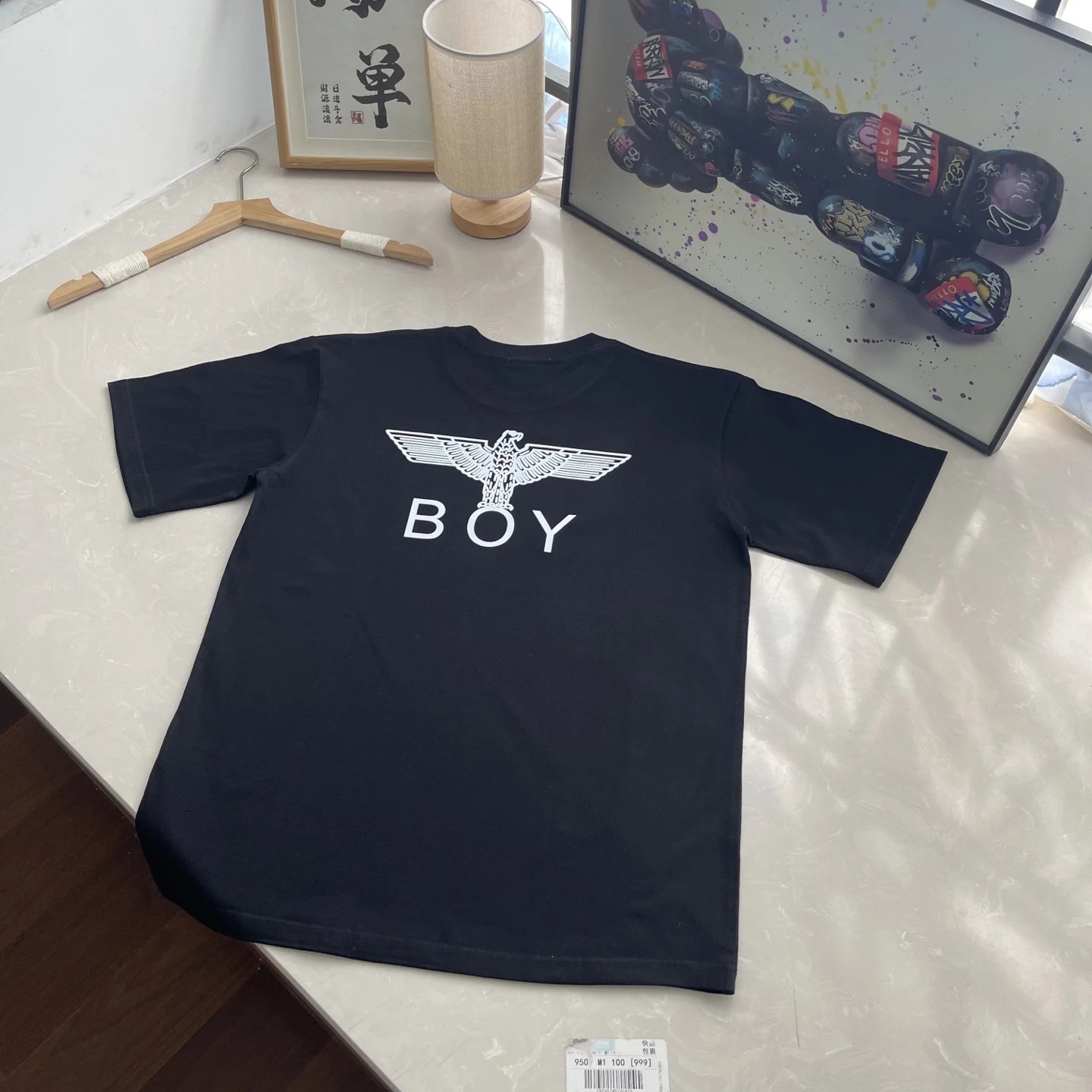 BOY LONDON Black Eagle Logo Cotton T-Shirt