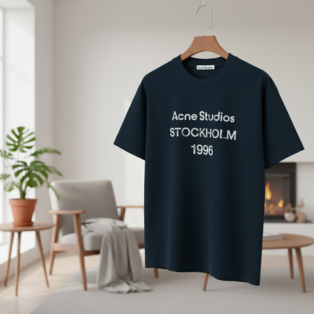 Acne Studios 1996 Stockholm Unisex Cotton T-Shirt