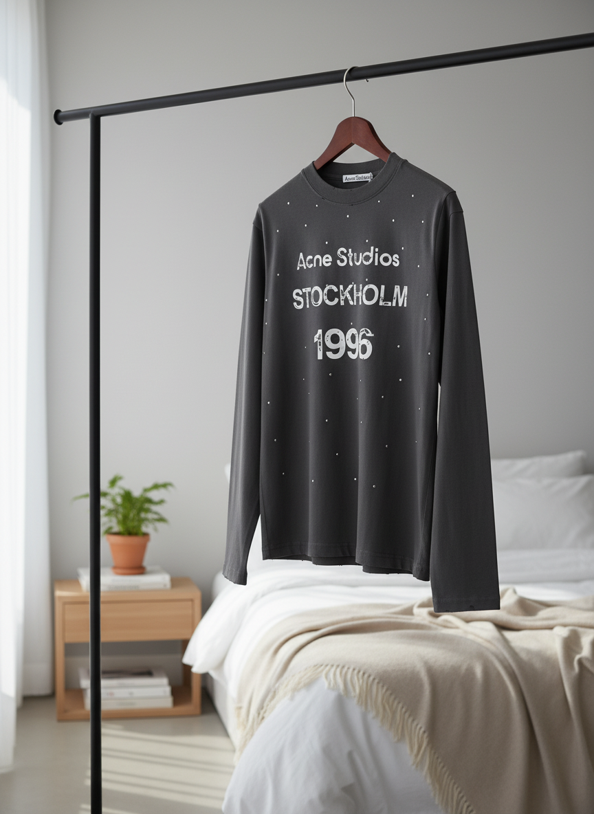 Acne Studios 1996 Stockholm Print Hoodie