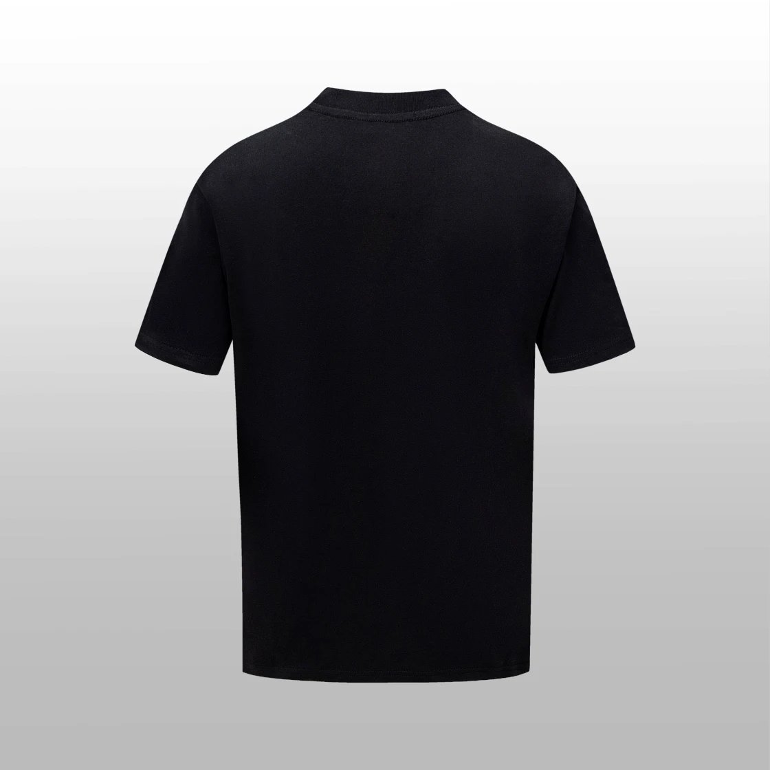 Alexander Wang Brushstroke Logo Cotton T-Shirt Black