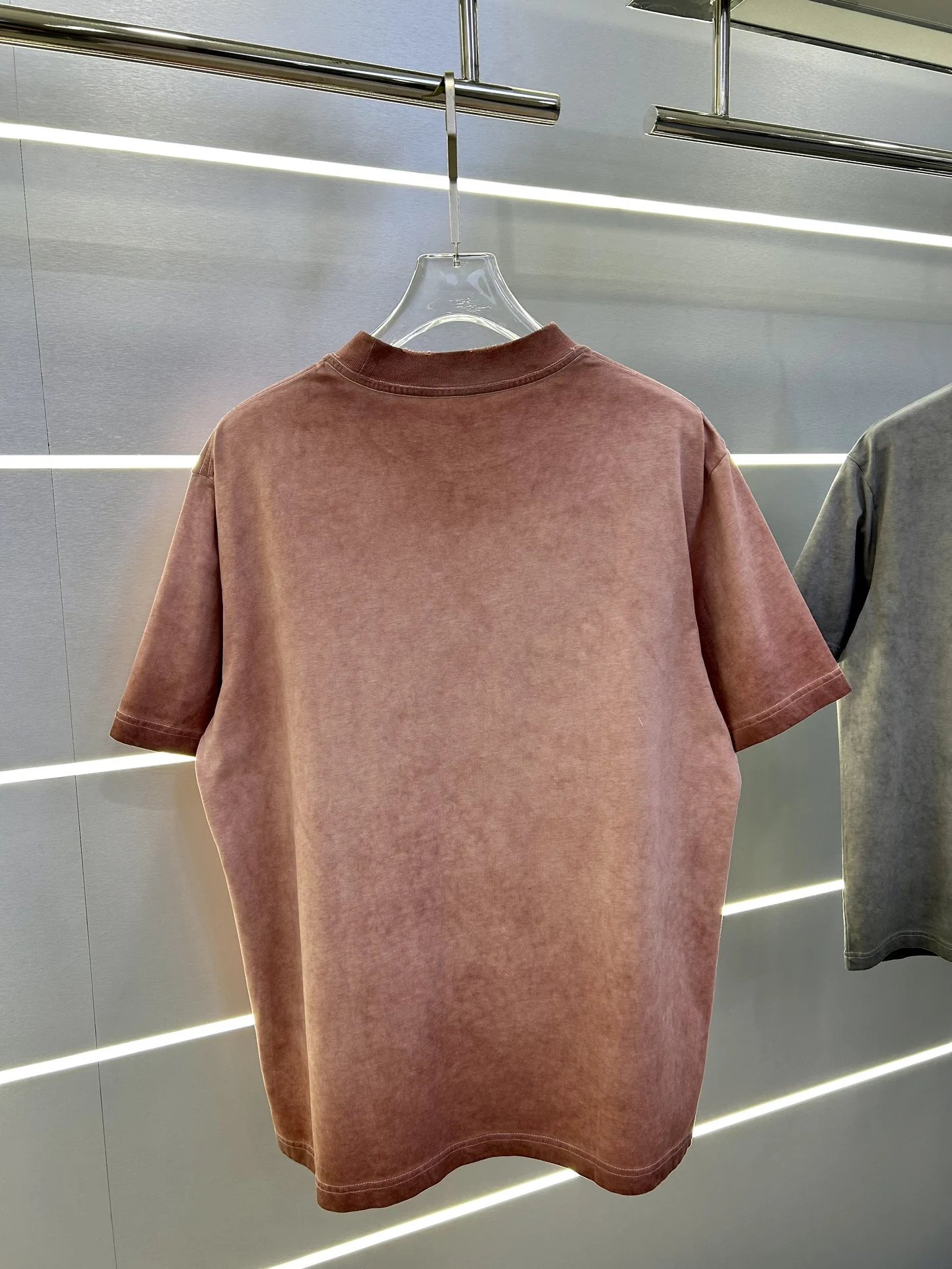 Alexander Wang Faded Pink Cotton Unisex T-Shirt