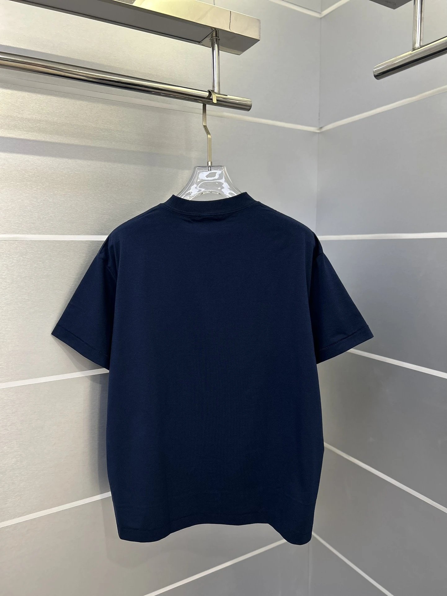 Alexander Wang Embroidered Logo Cotton Casual T-Shirt