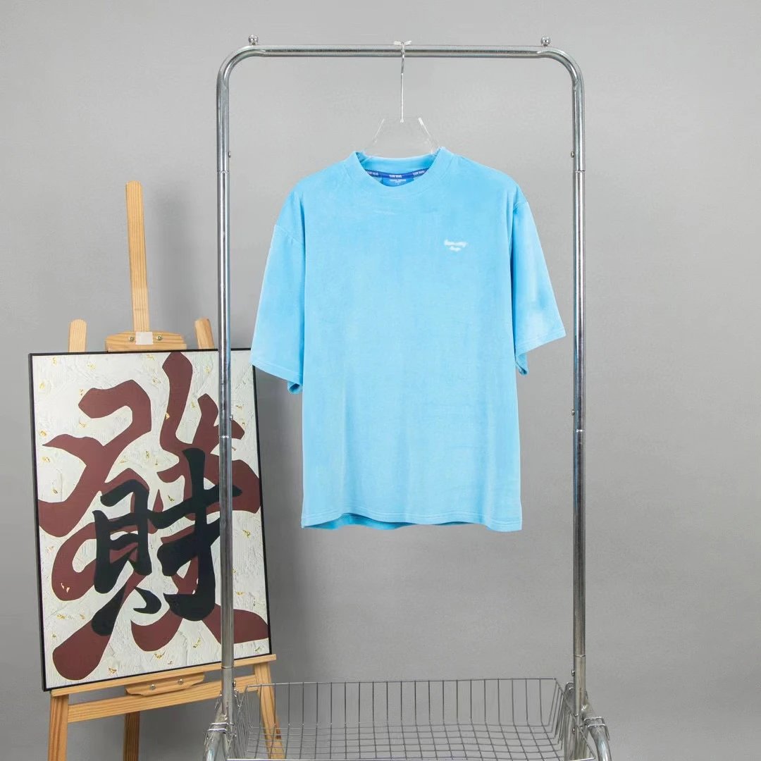 Alexander Wang Oversized Cotton T-Shirts Black Blue Pink