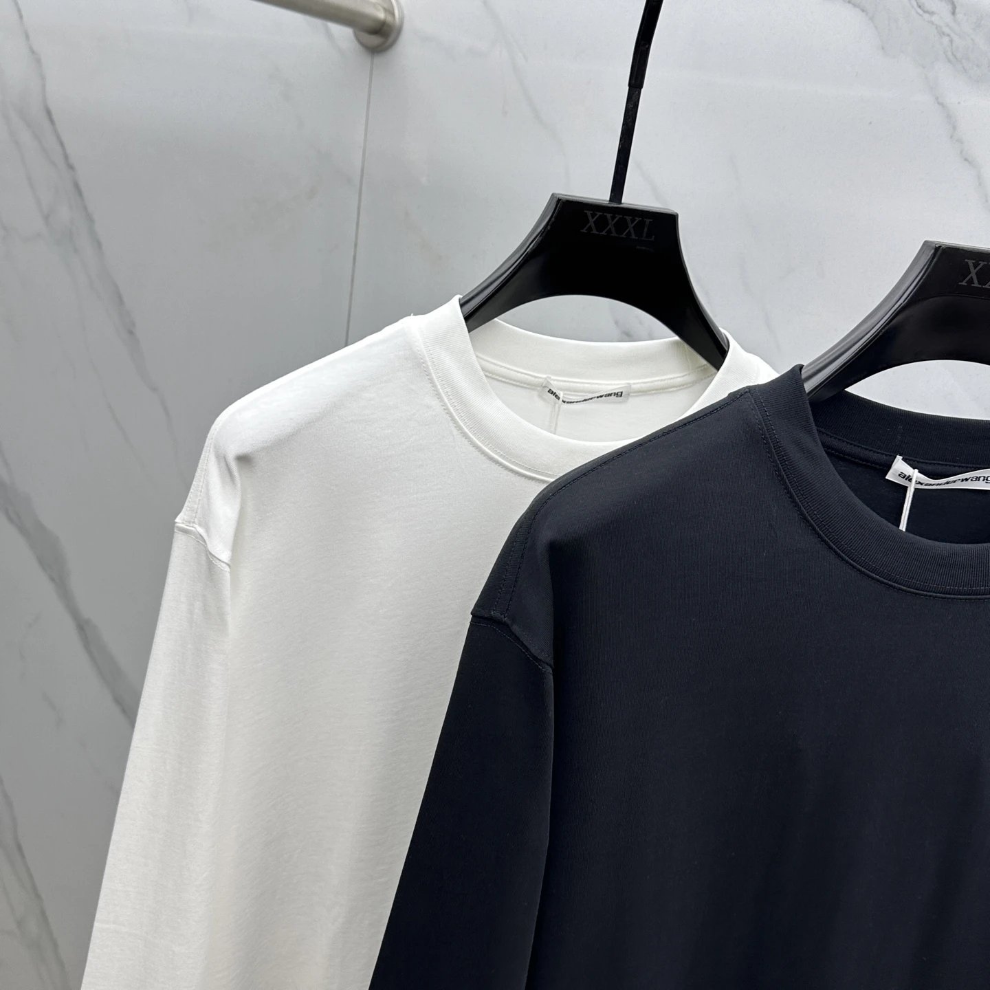 Alexander Wang Logo Cotton Unisex Streetwear Hoodie