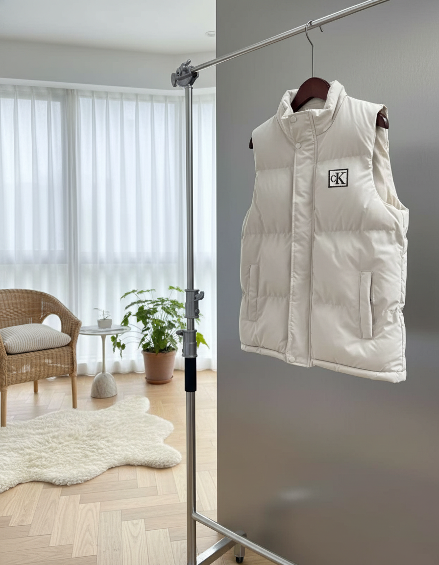 Calvin Klein Men’s Winter Puffer Vest Sleeveless Jacket